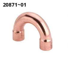 Медное колено 180 ГОСТ 32598-2013. Медь М1. Размер 108