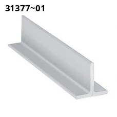 Тавр алюминиевый ГОСТ 13622-91. Алюминий 1561. Размер 10x25x3