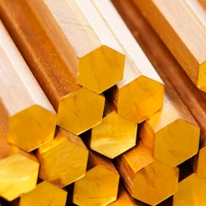 Шестигранник латунный 2060-90. Латунь л63. Размер 10 Шестигранник латунный 2060-90. Латунь л63. Размер 10